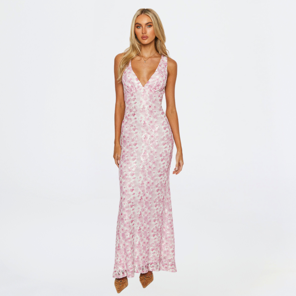Amanda | Women’s Elegant Wedding Guest Maxi Dress