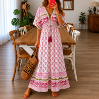 Morgan | Women's Summer Boho Dress With Sleeves