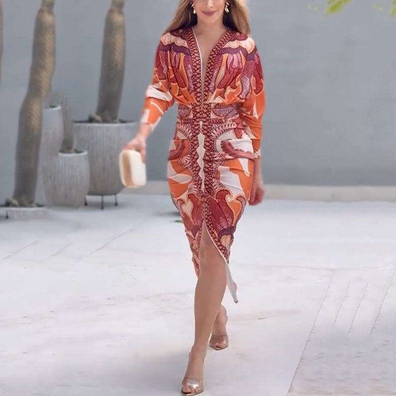 BLYSSE™ TIMELESS V-NECK DRESS