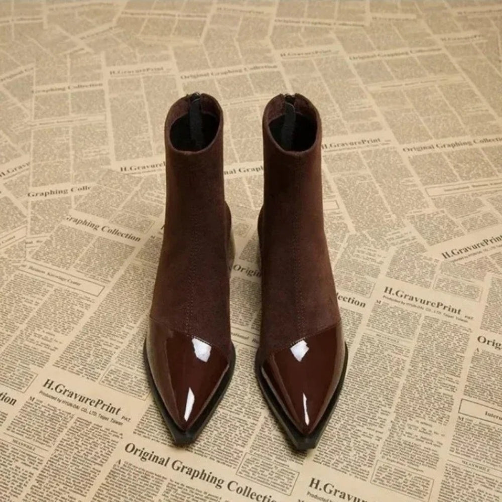Eva | Women's Elegant Block Heel Ankle Boots