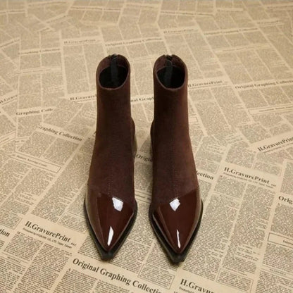 Eva | Women's Elegant Block Heel Ankle Boots