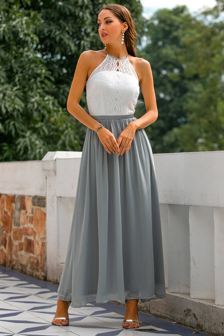 Miriam | Women's Elegant Halter Neck Wedding Guest Dress