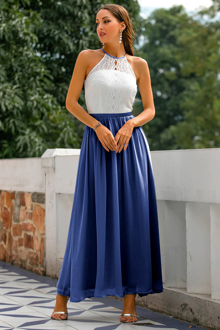Miriam | Women's Elegant Halter Neck Wedding Guest Dress