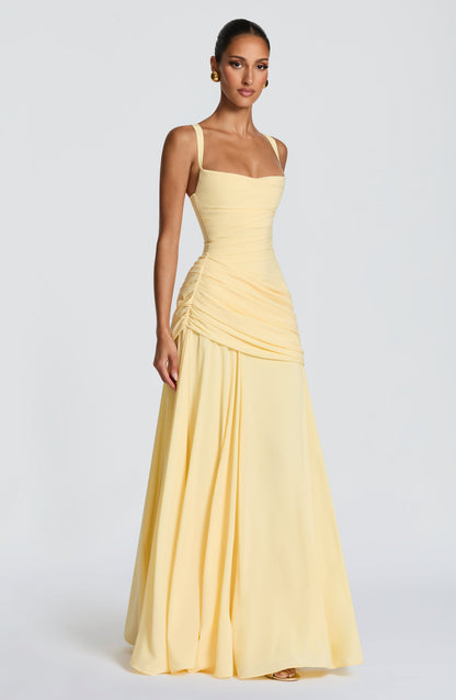 Claire | Women's Elegant Maxi Wedding Guest Dress
