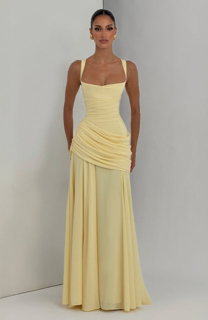 Claire | Women's Elegant Maxi Wedding Guest Dress
