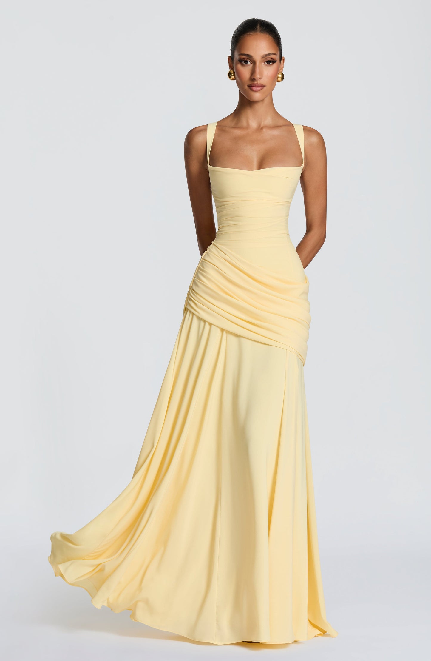 Claire | Women's Elegant Maxi Wedding Guest Dress