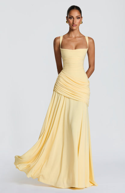 Claire | Women's Elegant Maxi Wedding Guest Dress