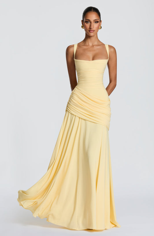 Claire | Women's Elegant Maxi Wedding Guest Dress