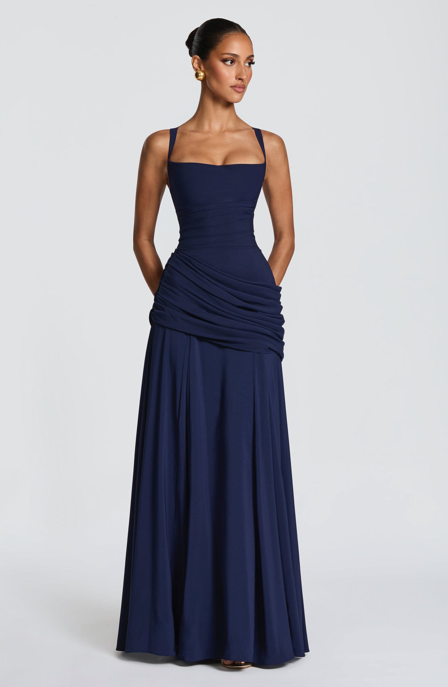 Claire | Women's Elegant Maxi Wedding Guest Dress