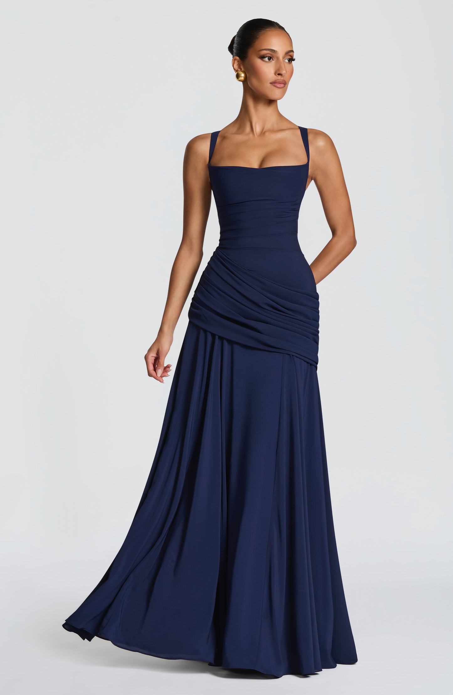 Claire | Women's Elegant Maxi Wedding Guest Dress
