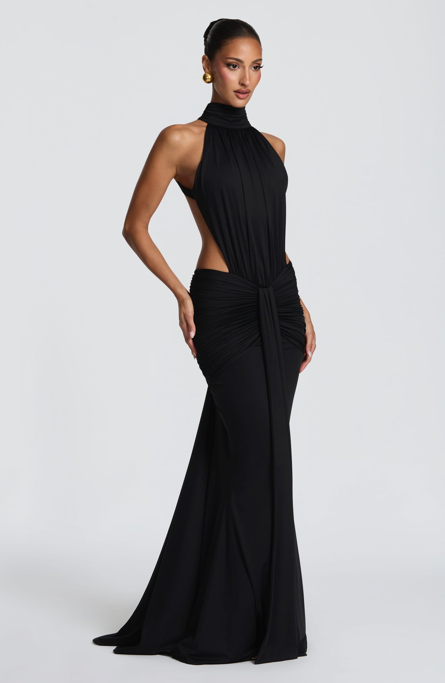 Leah | Women's Summer Halterneck Maxi Dress