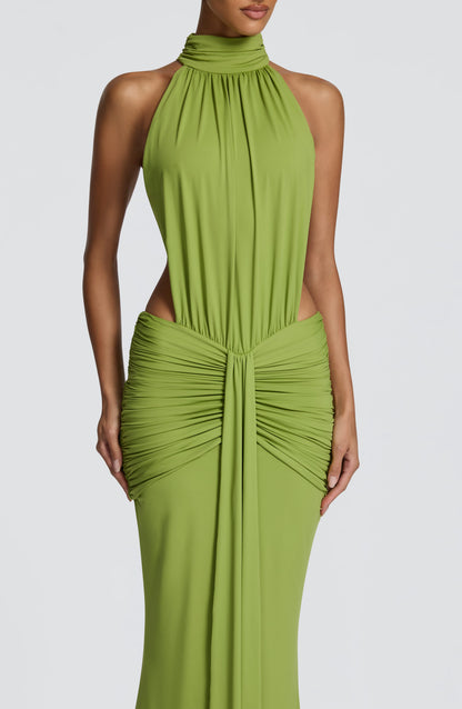 Leah | Women's Summer Halterneck Maxi Dress
