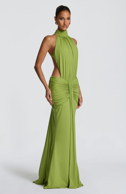 Leah | Women's Summer Halterneck Maxi Dress