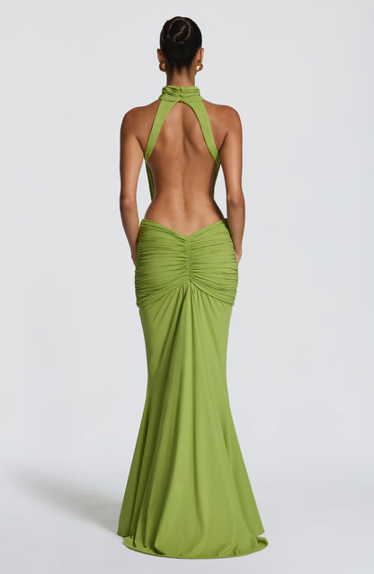 Leah | Women's Summer Halterneck Maxi Dress