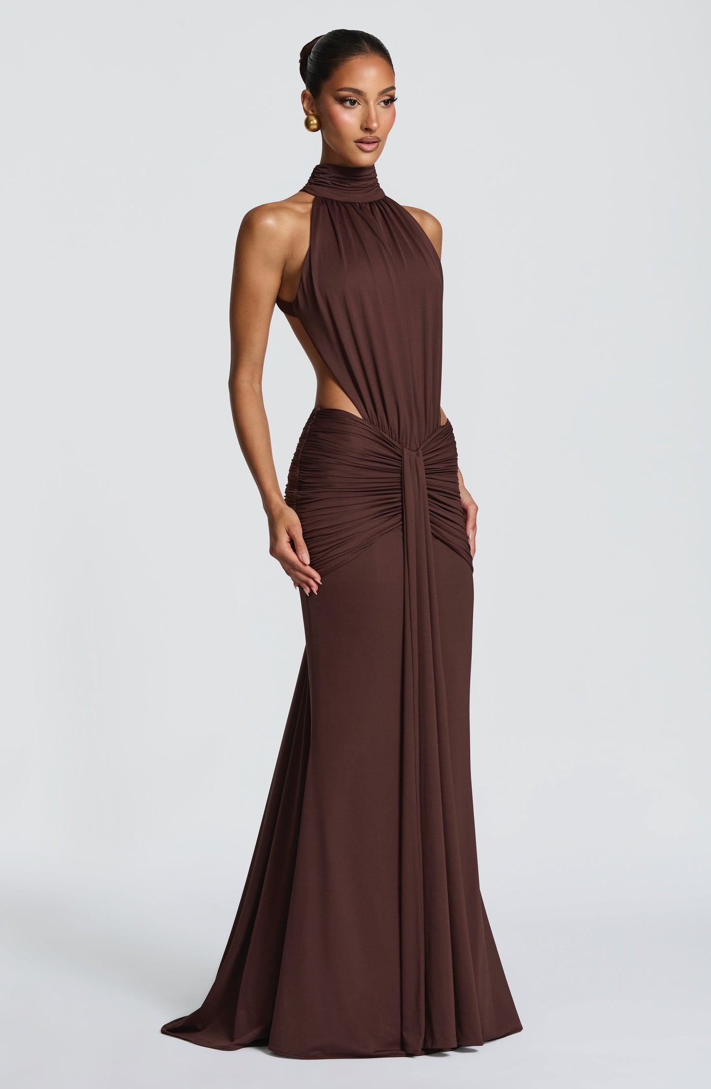 Leah | Women's Summer Halterneck Maxi Dress