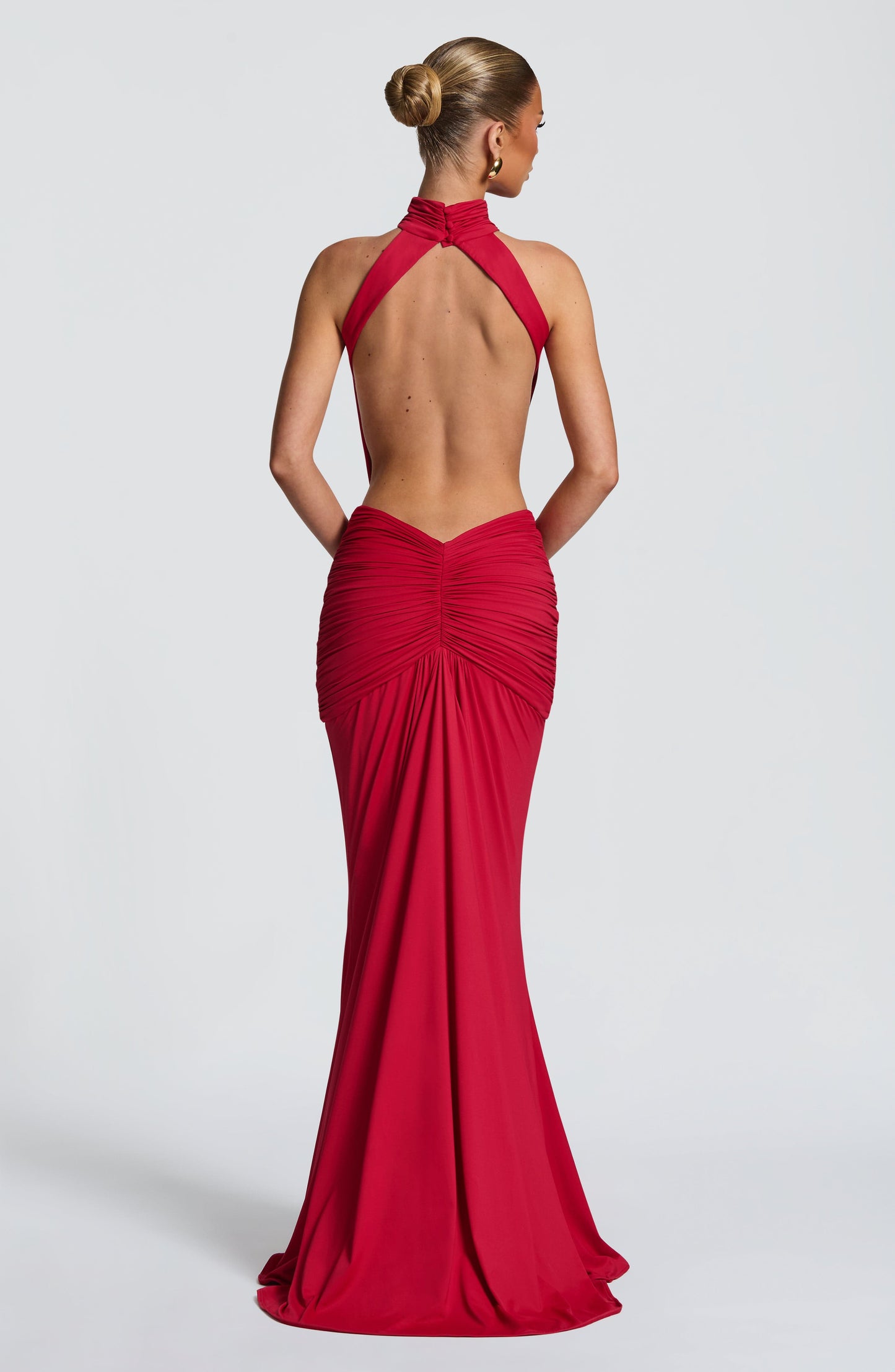 Leah | Women's Summer Halterneck Maxi Dress