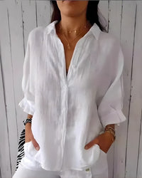 Kaylee | Women's Casual Long Buttoned Blouse